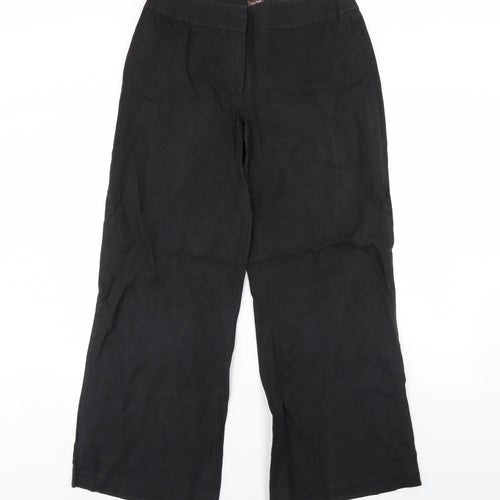 Phase Eight Womens Black   Trousers  Size 12 L32 in
