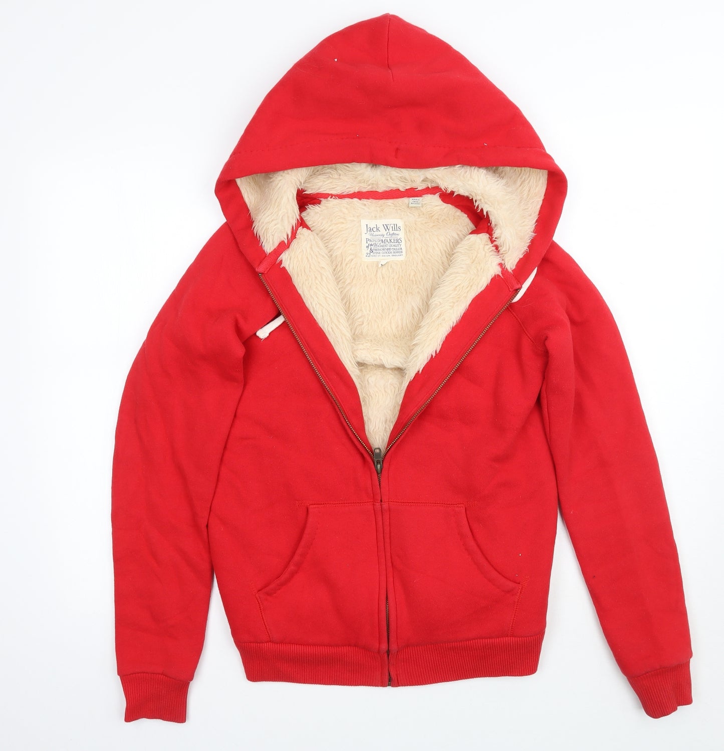 Jack Wills Womens Red   Jacket Coat Size 8