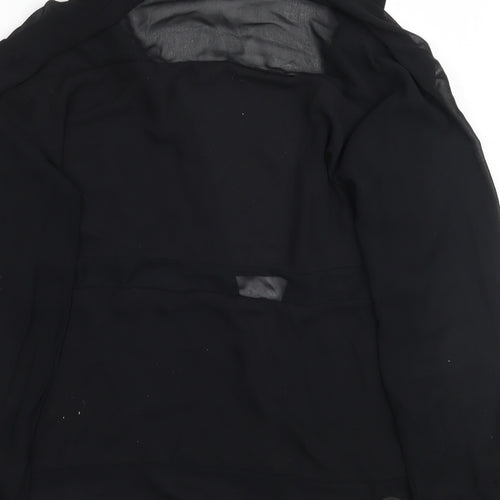 Topshop Womens Black   Basic Button-Up Size 10