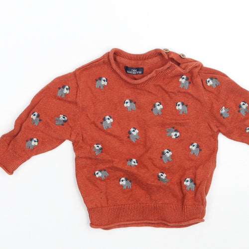 NEXT Baby Brown   Pullover Jumper Size 3-6 Months