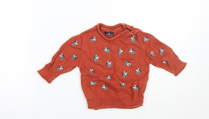 NEXT Baby Brown   Pullover Jumper Size 3-6 Months
