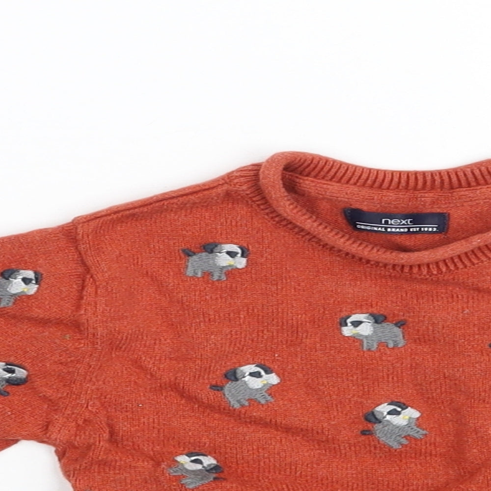 NEXT Baby Brown   Pullover Jumper Size 3-6 Months