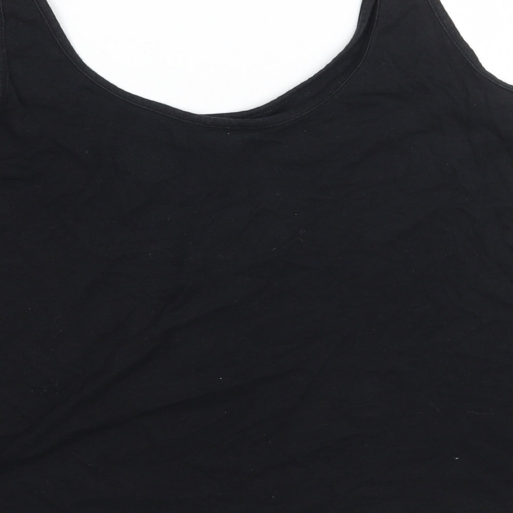 ASOS Womens Black   Basic Tank Size 10
