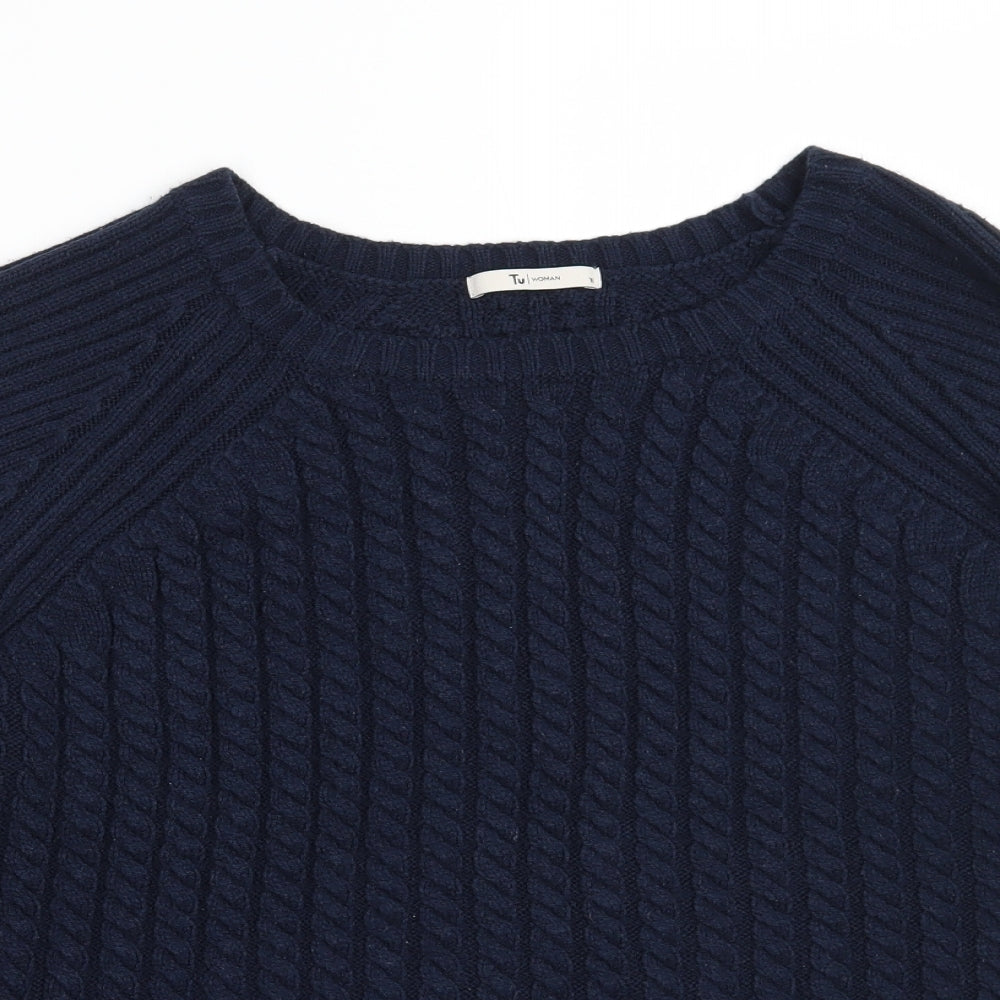 TU Womens Blue   Pullover Jumper Size 18