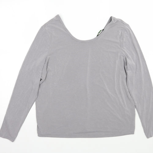 TU Womens Grey   Basic T-Shirt Size 10