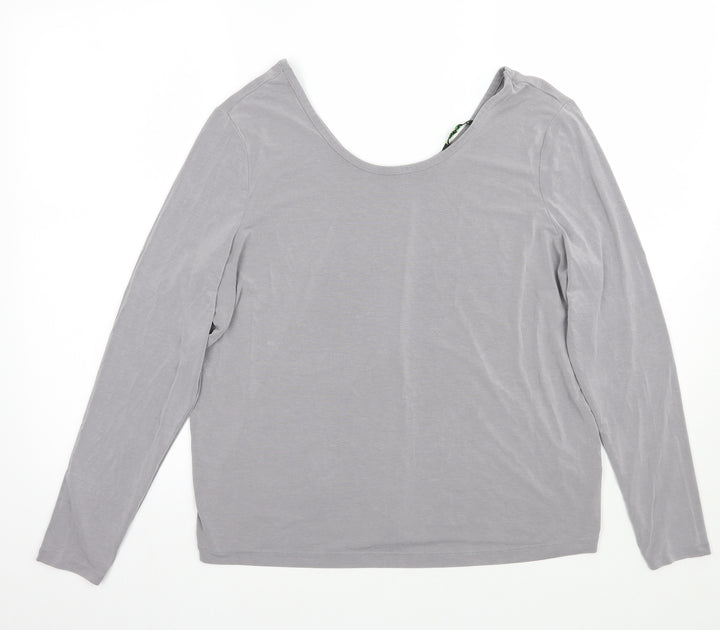 TU Womens Grey   Basic T-Shirt Size 10