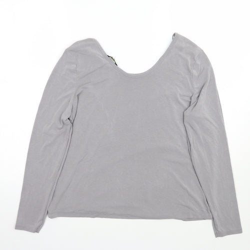TU Womens Grey   Basic T-Shirt Size 10