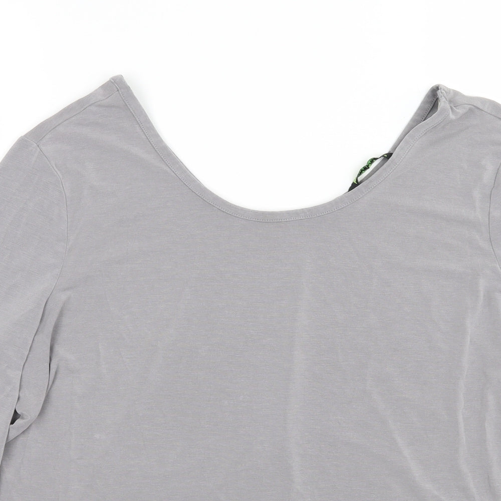 TU Womens Grey   Basic T-Shirt Size 10