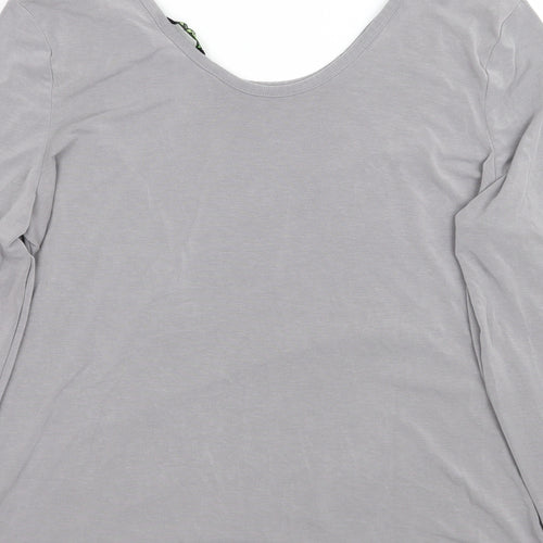 TU Womens Grey   Basic T-Shirt Size 10
