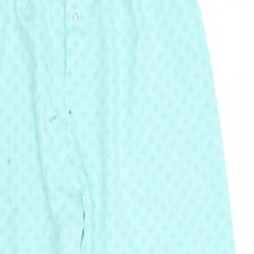 Preworn Womens Green Geometric  Sweatpants Trousers Size 32 L26 in