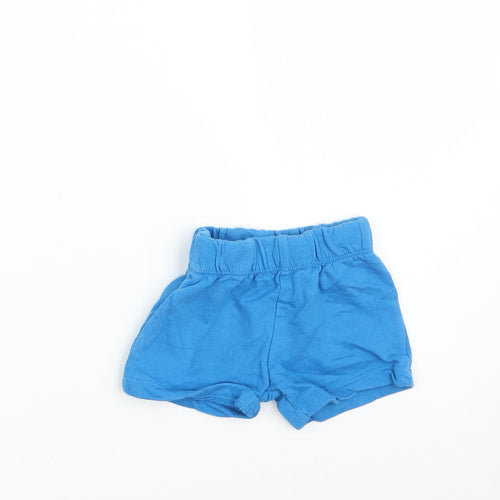 F&F Boys Blue   Cropped Trousers Size 3-6 Months
