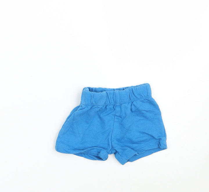 F&F Boys Blue   Cropped Trousers Size 3-6 Months