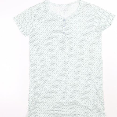 Primark Womens Green Geometric  A-Line  Size 8