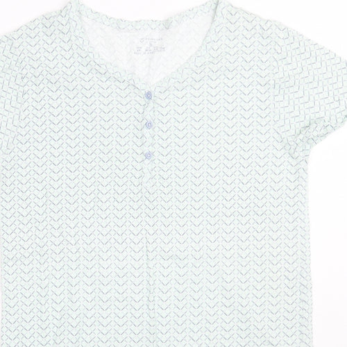 Primark Womens Green Geometric  A-Line  Size 8