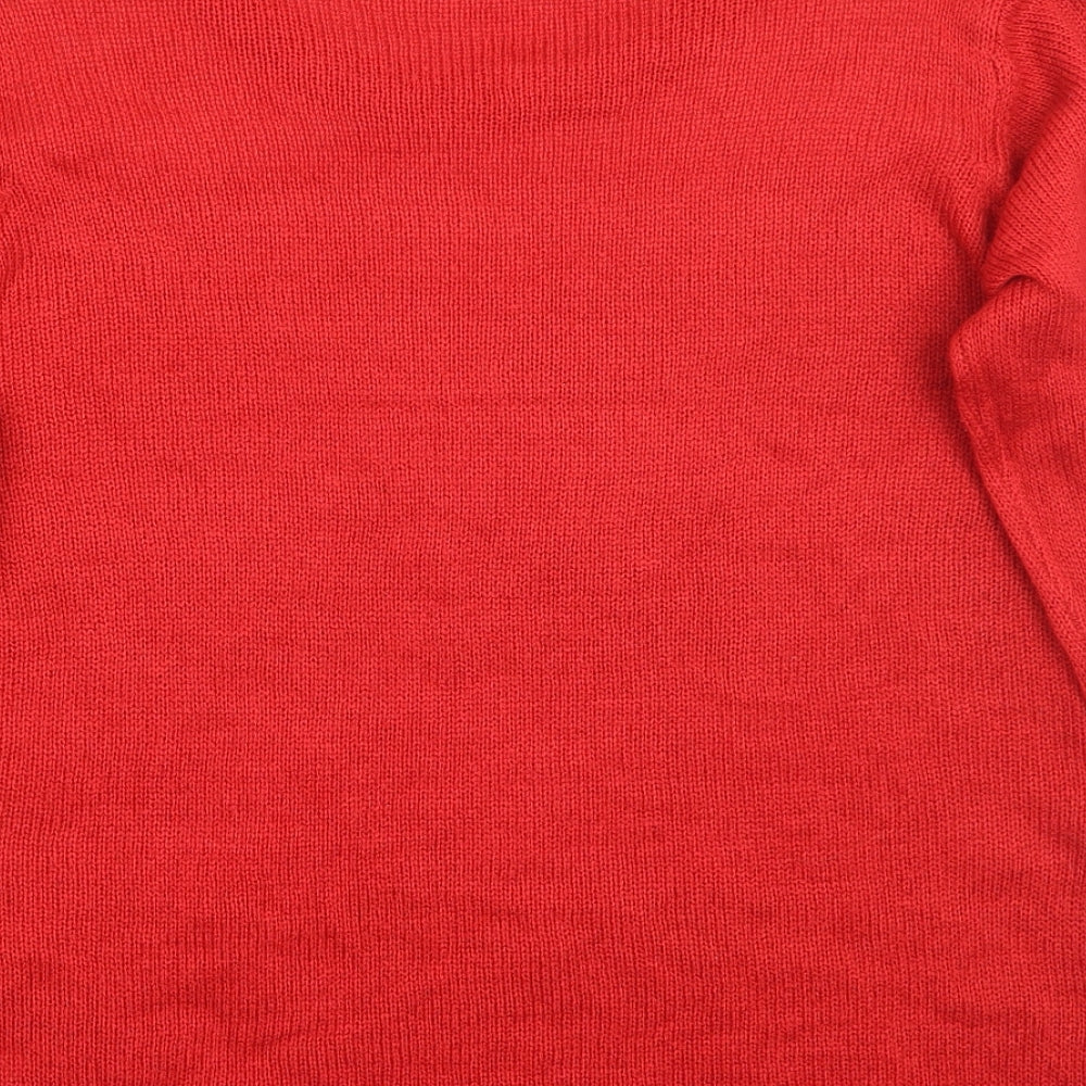 Preworn Womens Red   Pullover Jumper Size S