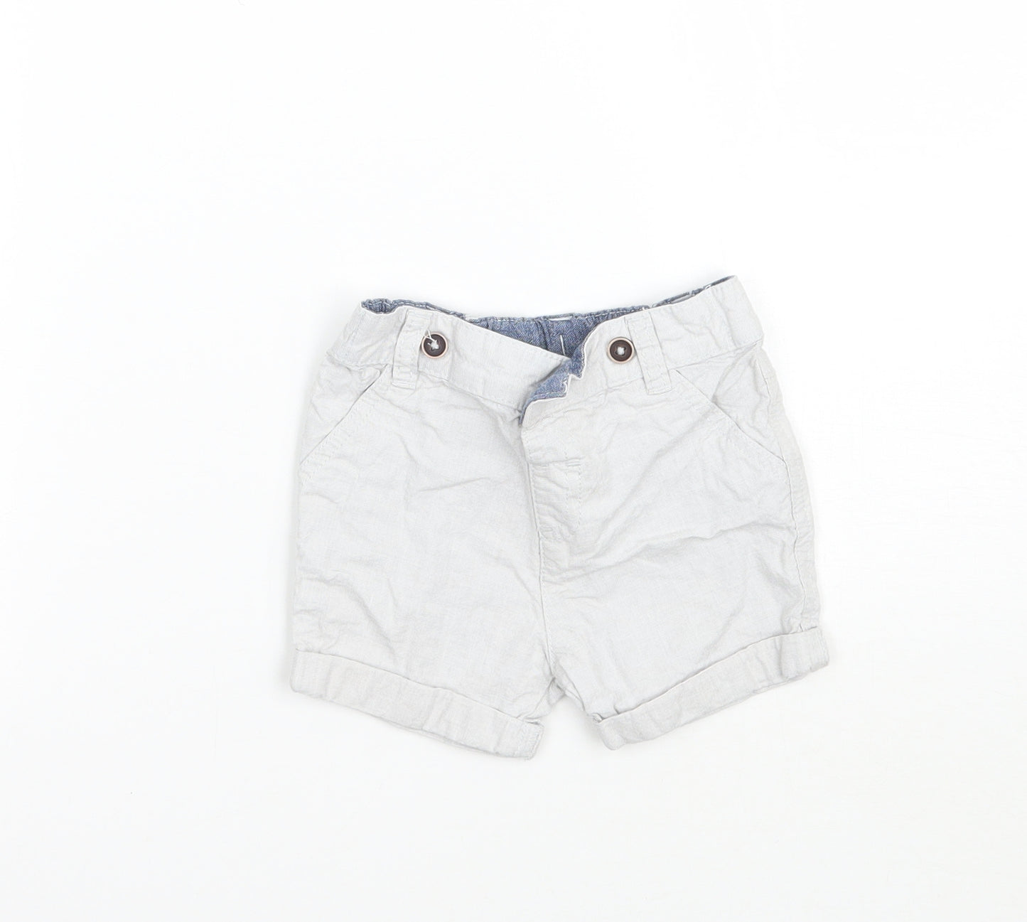 F&F Baby Grey   Cropped Trousers Size 3-6 Months