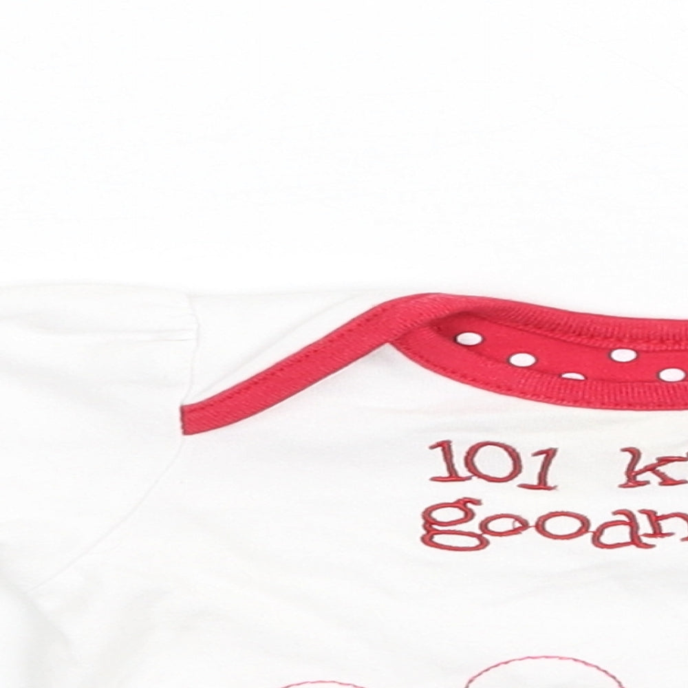 George Girls White   Basic T-Shirt Size Newborn