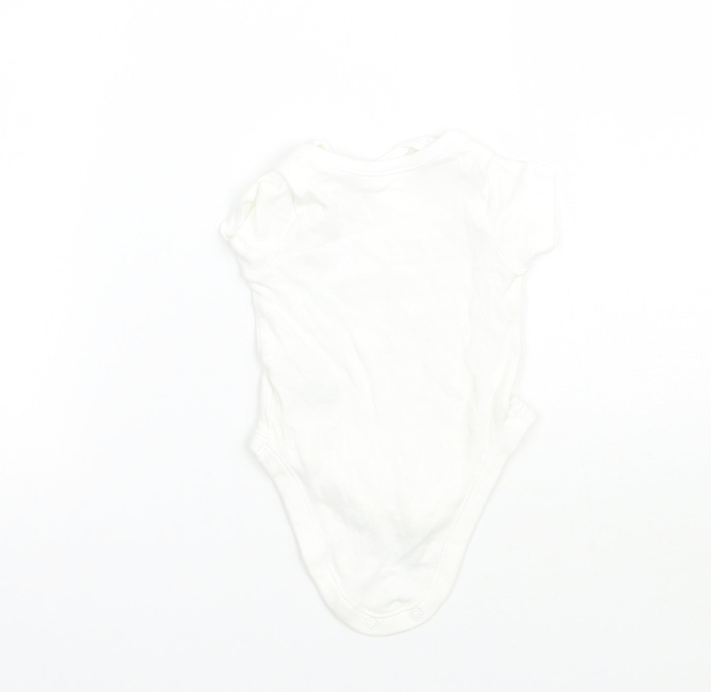 Nutmeg Girls White   Babygrow One-Piece Size Newborn