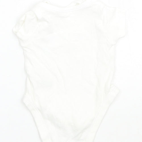 Nutmeg Girls White   Babygrow One-Piece Size Newborn