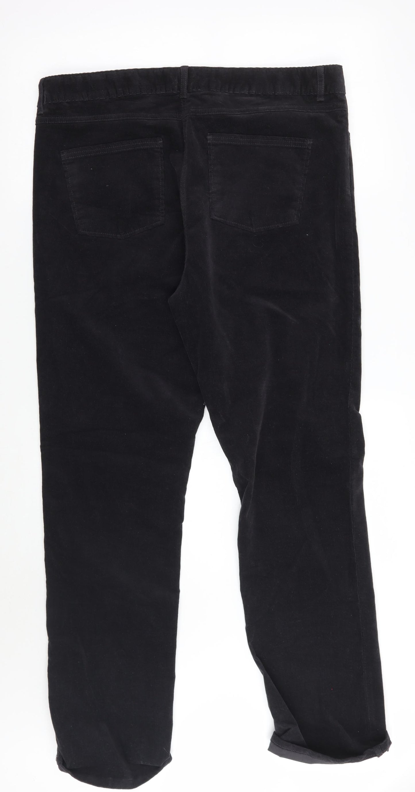 Marks and Spencer Womens Black   Straight Jeans Size 16 L28 in