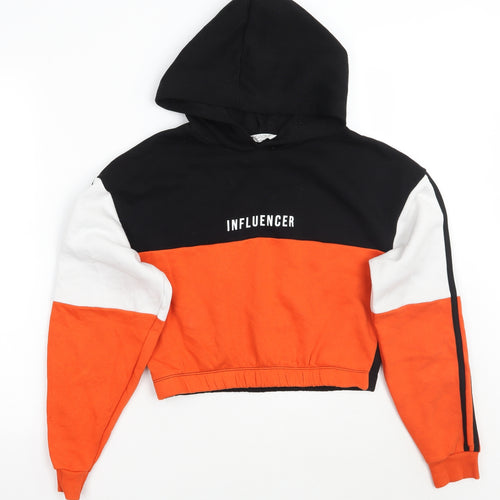 Candy Couture Girls Orange   Pullover Hoodie Size 14 Years