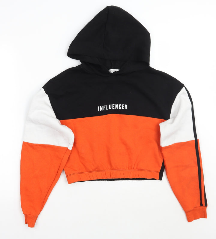 Candy Couture Girls Orange Pullover Hoodie Size 14 Years