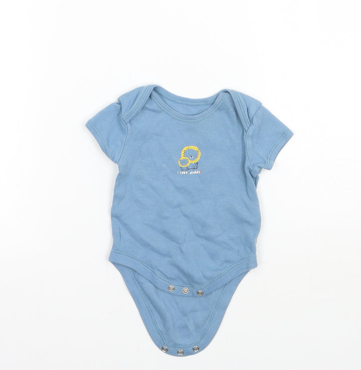 Primark Baby Blue   Babygrow One-Piece Size 3-6 Months  - I love daddy