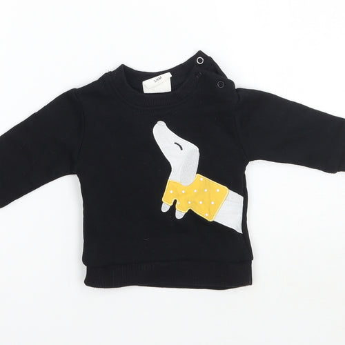 Gem look Baby Black   Pullover Jumper Size 3-6 Months