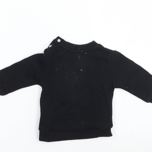 Gem look Baby Black   Pullover Jumper Size 3-6 Months