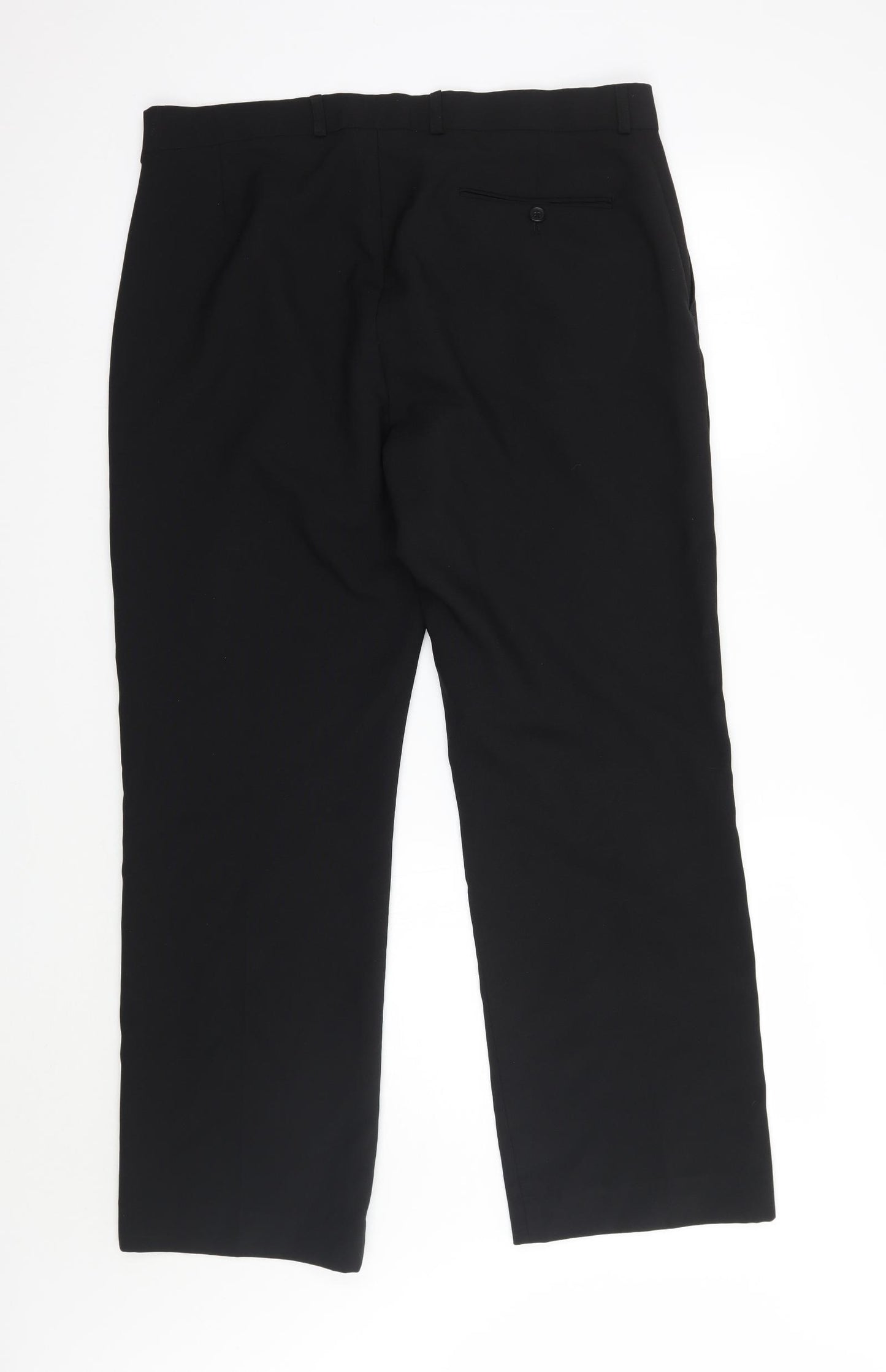 George Mens Black   Trousers  Size 36 L31 in