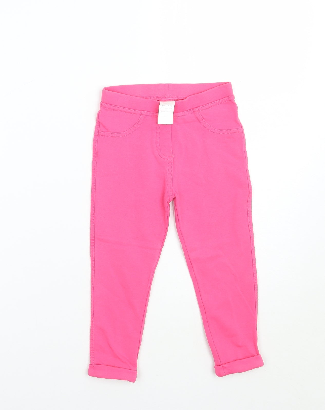 Matalan Girls Pink   Capri Trousers Size 2-3 Years