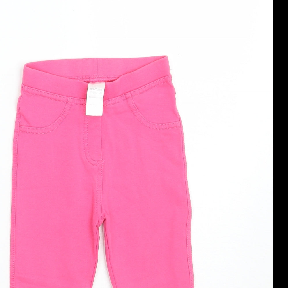 Matalan Girls Pink   Capri Trousers Size 2-3 Years