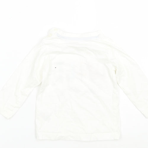 Matalan Girls White   Basic T-Shirt Size 9-12 Months