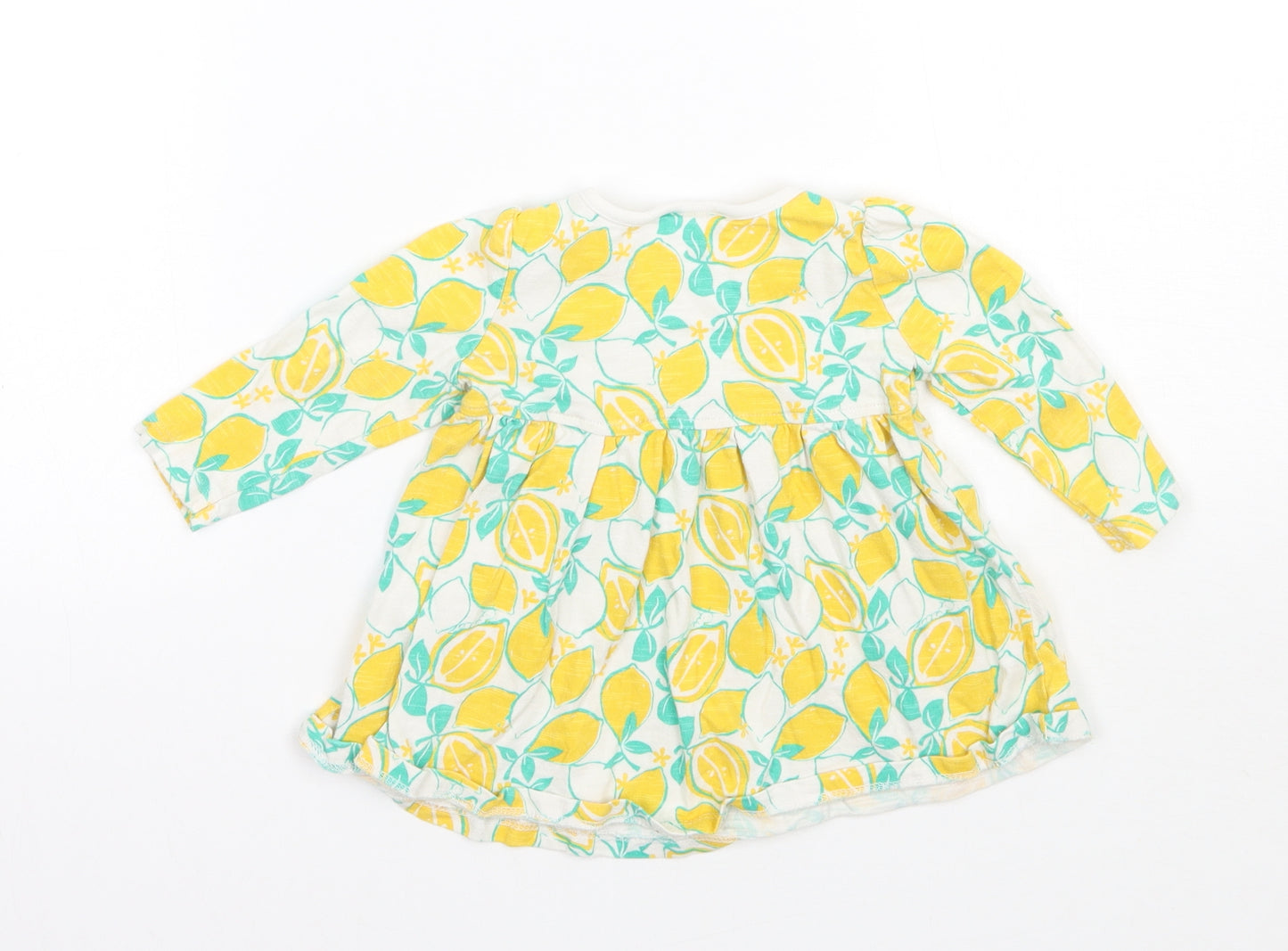 NEXT Girls White Floral  Basic Blouse Size 3-6 Months
