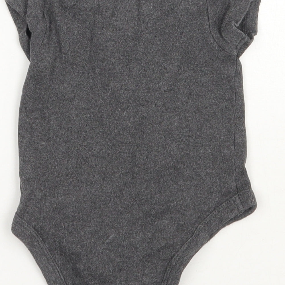 Mammas & Pappas Baby Grey   Babygrow One-Piece Size 3-6 Months