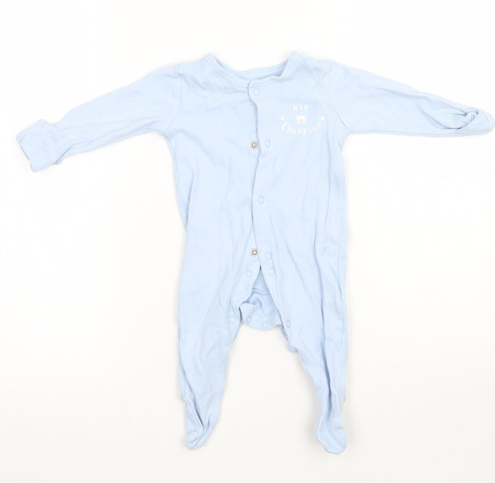 George Baby Blue   Babygrow One-Piece Size 0-3 Months