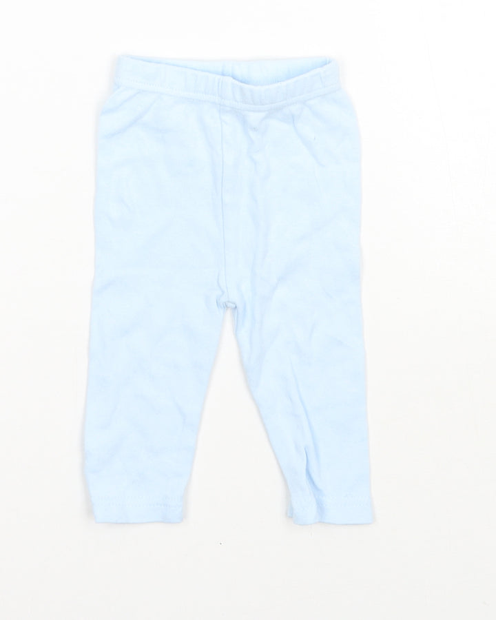 Bebe bonito Baby Blue   Capri Leggings Size 0-3 Months