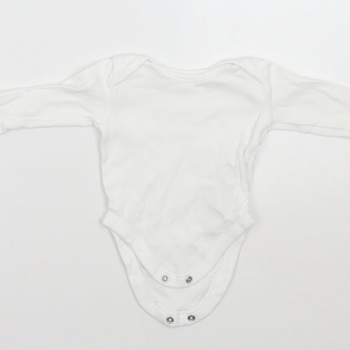 George Baby White   Babygrow One-Piece Size 0-3 Months