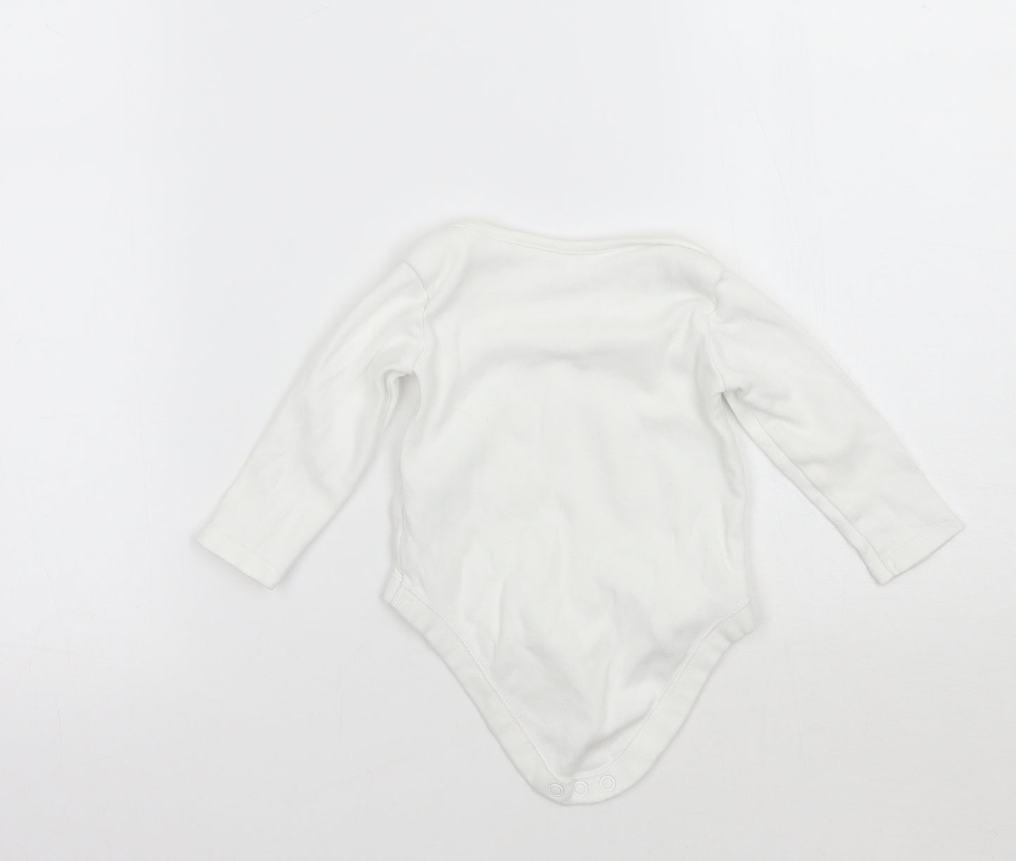 George Baby White   Babygrow One-Piece Size 0-3 Months