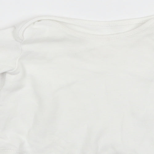 George Baby White   Babygrow One-Piece Size 0-3 Months