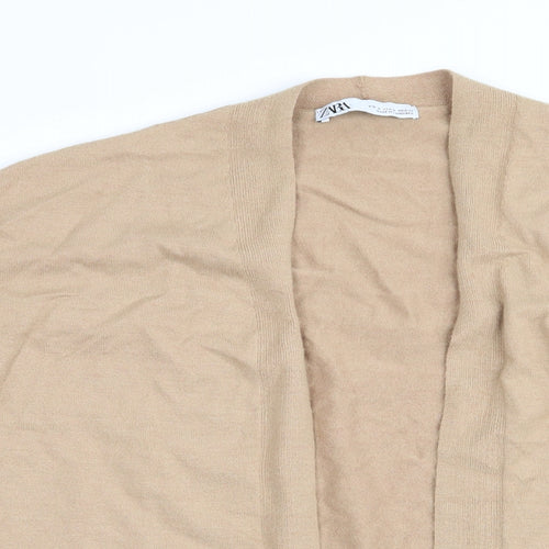 Zara Womens Brown   Cardigan Jumper Size 10