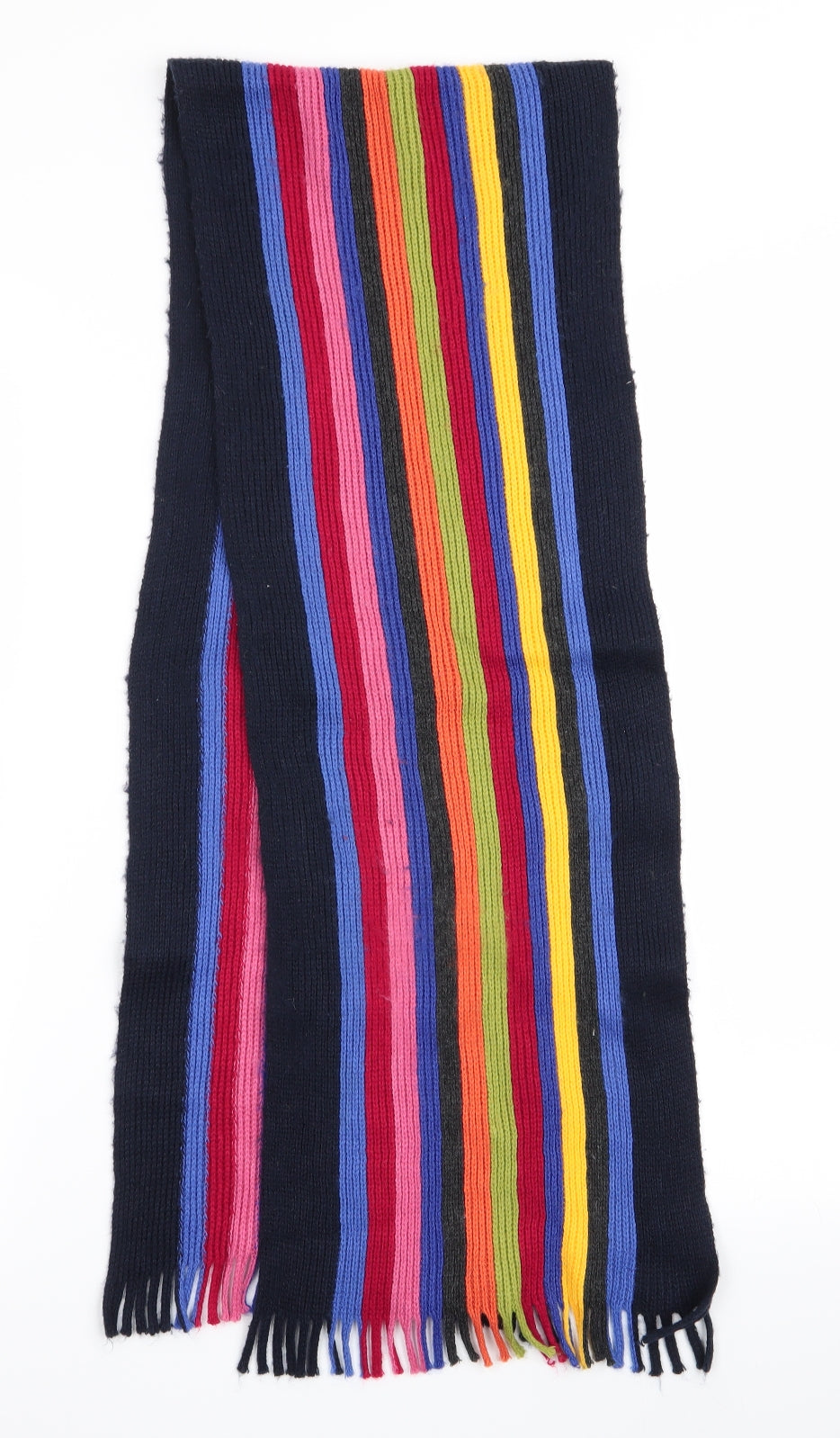 Preworn Mens Multicoloured Striped  Scarf  One Size