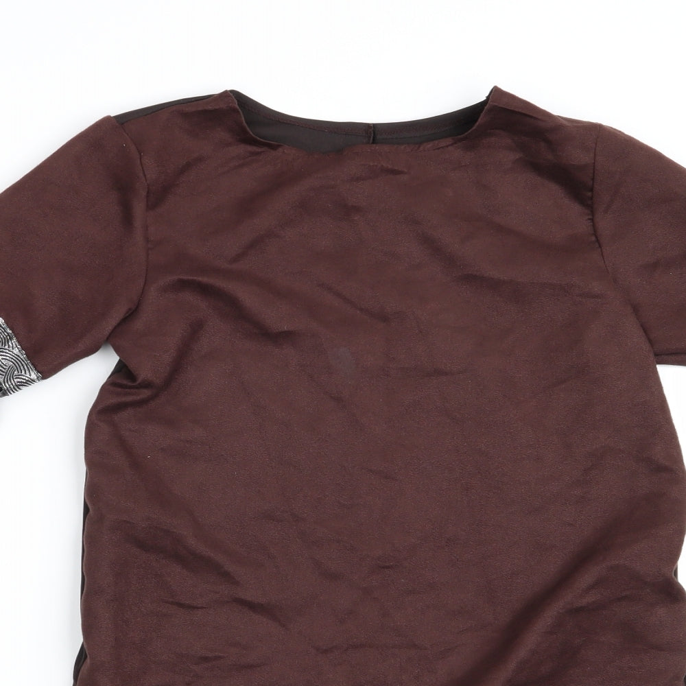 Viking Warrior Boys Brown   Pullover Casual Size 8-9 Years  - Fancy Dress Viking Warrior