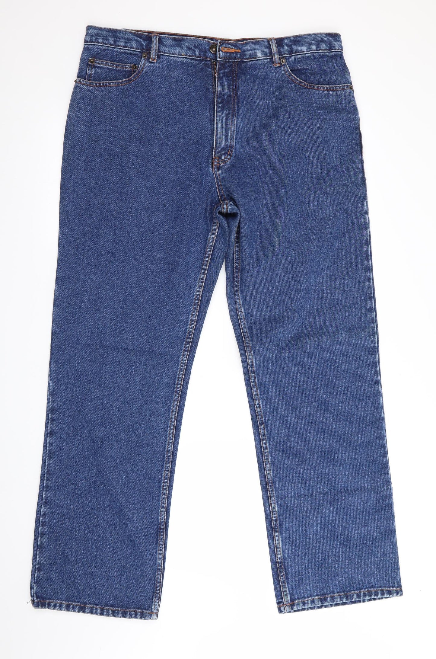 Tesco Mens Blue   Straight Jeans Size 36 in L31 in