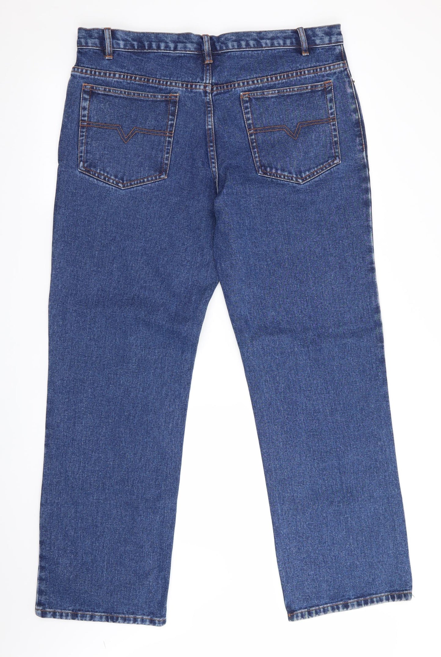 Tesco Mens Blue   Straight Jeans Size 36 in L31 in