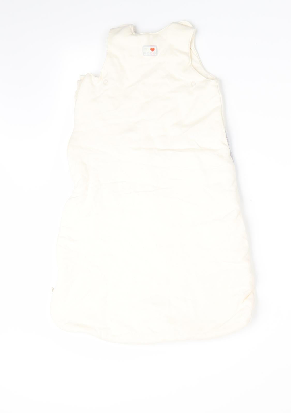 NP Heart Girls Ivory Animal Print  Coverall One-Piece Size 0-3 Months  - Elephant Print