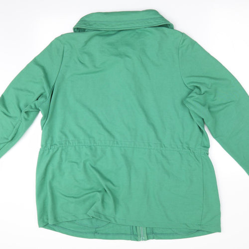 BM Womens Green   Jacket Coat Size XL  - Drawstring waist