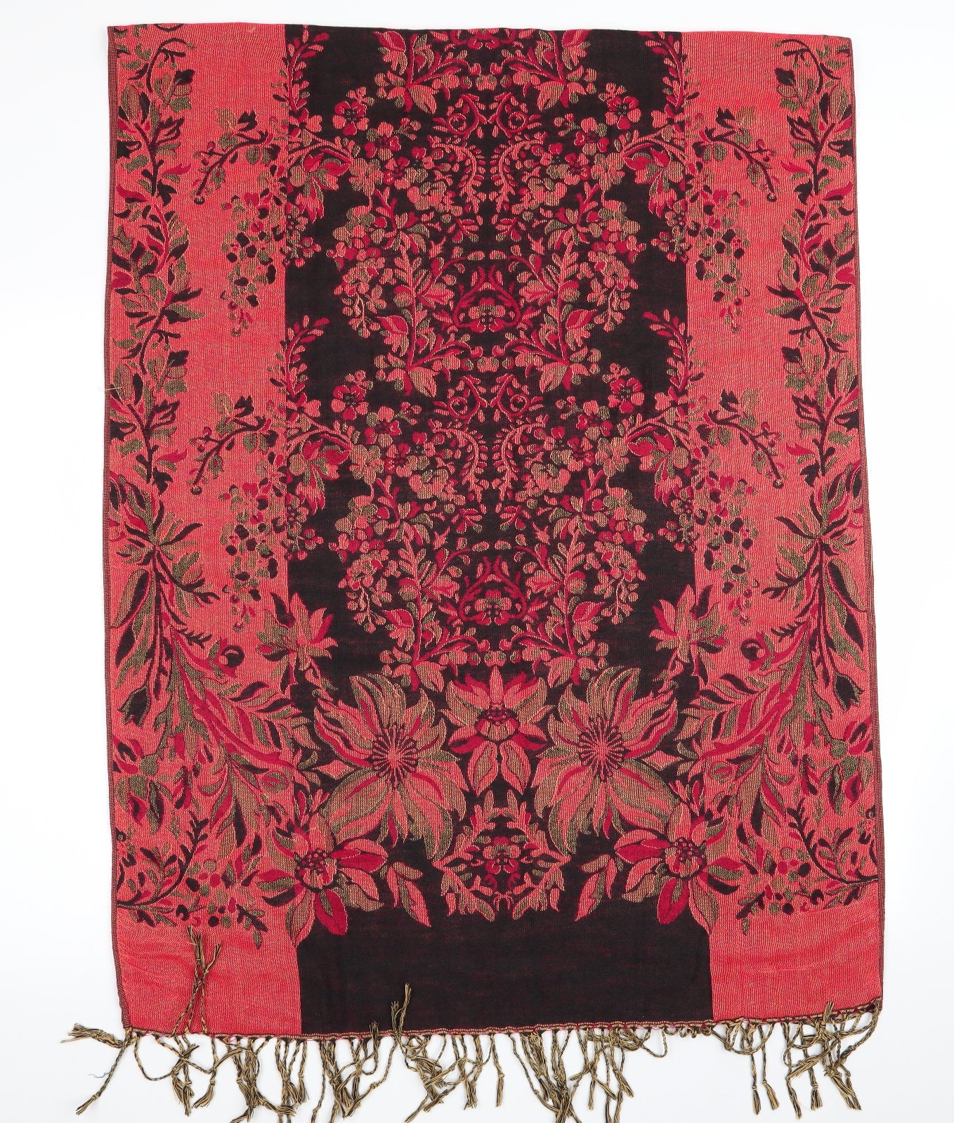Firenze - Italia Womens Multicoloured Floral   Shawl/Wrap   - Pashmina