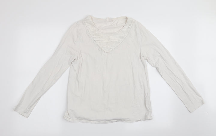 Zara for Kids Girls Ivory Basic Casual Size 13-14 Years