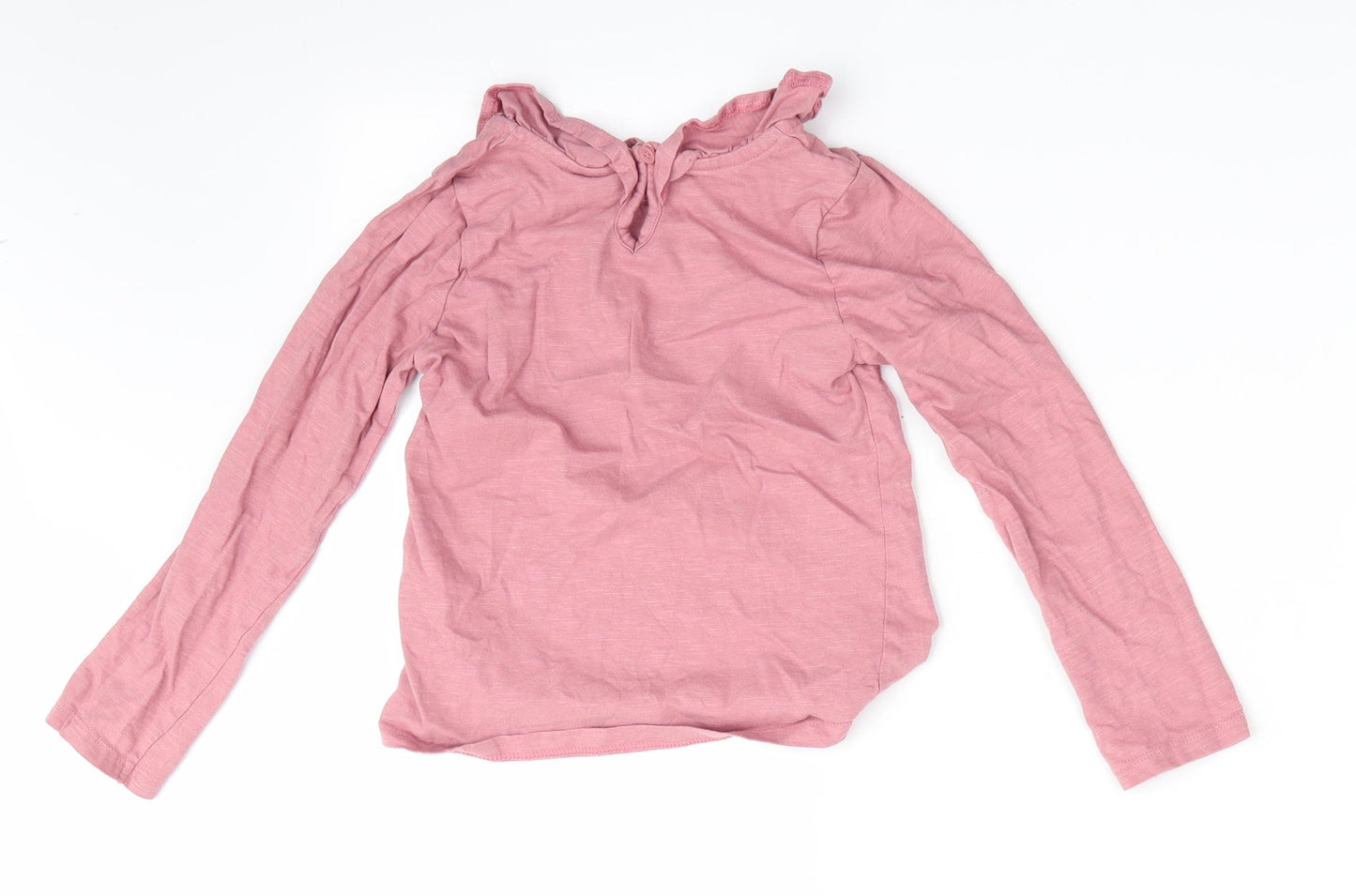 TU Girls Pink   Basic T-Shirt Size 5-6 Years  - Lovely and Kind